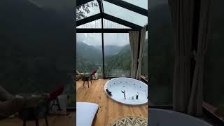 Epic view in the mountains of Turkey at Leva Bungalow