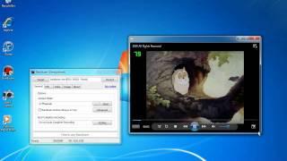 Bandicam: Windows Media Player recording sample video, full/registered version