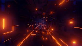 Vj Loops Orange Neon Lights Tunnel Background Video Live Wallpaper Screensaver