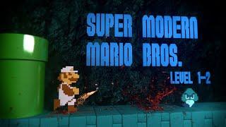 Super Modern Mario Bros. Level 1-2 (3D animation)