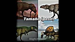 T-rex Vs Giganotosaurus Vs Carcharodontosaurus Vs Spinosaurus