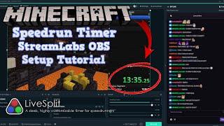 Minecraft 1.18 Speedrun Timer Tutorial & Setup + StreamLabs OBS Setup!