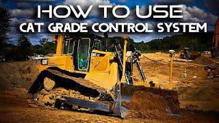 BASICS OF GPS - CAT GRADE CONTROL SYSTEM // How to Use CAT Grade Control Dozer