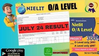 Nielit O/A level Result July24