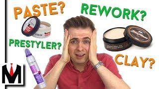 Mens Hair Products Explained | Choose The Best Product For Your Hair