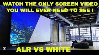 Truth About Home Theater Screens: Alr Screen Vs. White Screen. Which is the Best Home Theater Screen