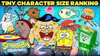 Tiny Character Size Ranking!  | SpongeBob