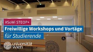 Freiwillige Vorträge und Workshops für Studierende (SoWi STEOP+)