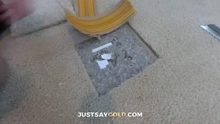 Small Carpet Repair Patch Time Lapse