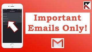 How To Turn On Notifications For Important Email Only Gmail