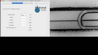 Pressure Calculator for the pressure-driven flow control in Microfluidics