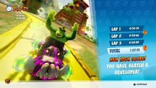 CTR Nitro Fueled - Developer Time Trial #9: Papu's Pyramid (1:27:75)