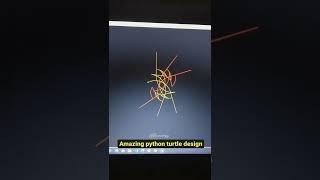 Python Turtle Graphics - 21 | Coding Status Video | Instagram Reels | Amazing Python Turtle Design |