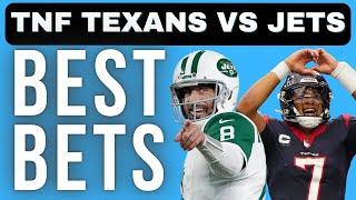 NFL Best Bets for Thursday Night Football Week 9 Texans vs Jets | TNF Week 9 Picks