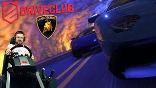 LAMBO-Челлендж - быстрые круги - Driveclub PS4 + руль Fanatec ClubSport