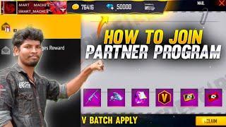 V Batch Apply Tamil  How to apply Freefire Partner Program TamilFreefire V batch Partner program