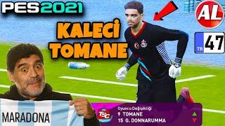 TOMANE KALEDE DE ŞAHANE! PENALTI KURTARDI! MARADONA GELDİ EFSANE GOL ATTI! | PES 2021 ANALİG #47