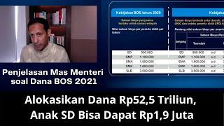 Dana BOS 2021 Naik Tajam, Alokasi Rp52,5 Triliun