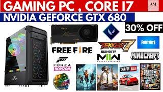 CORE I7 4TH, GAMING Case 4 RGB FANs, 16gb RAM, 128GB SSD, 500GB HDD, NVIDIA GEFORCE GTX680, GAMEPLAY