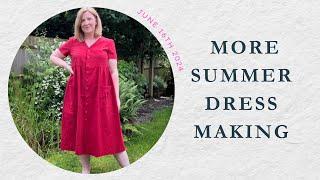 More summer dresses, new fabric and plans 16 June 2024 #sewingnell #tillyandthebuttons #dressmaking