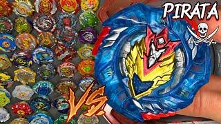 BEYBLADE PIRATA CHO Z VALKYRIE VS BEYBLADE BURST TURBO SLINGSHOCK ORIGINAL! PETER PLAY