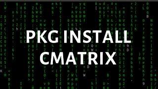 How to install cmatrix on turmux