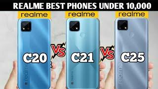 Realme C20 vs Realme C21 vs Realme C25 Realme c20 vs c21 vs c25@ Gyan Therapy