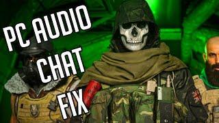 How To Fix Audio Chat on PC For Call of Duty: Warzone | Easy Fix Tutorial 2020 | Cross Play Enabled