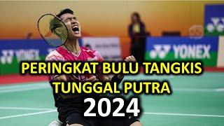 UPDATE RANKING BWF TERBARU 2024 | TUNGGAL PUTRA