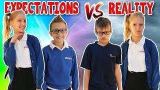 School Morning Routine EXPECTATIONS vs REALITY