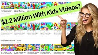 $1.2 Million With AI Generated Videos For Kids?