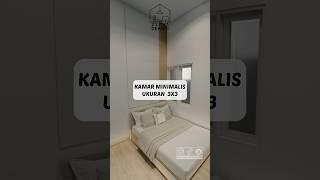 Desain Kamar Minimalis 3x3 Meter  #short