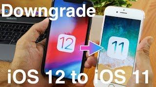 How to Downgrade from iOS 12 to iOS 11.4 Without Loosing Data?