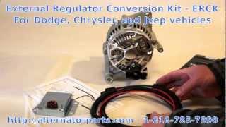 Dodge, Chrysler, Jeep Charging problem fix.  External Regulator kit