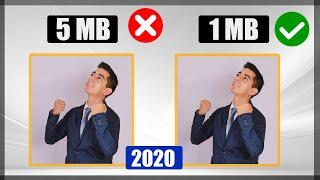 COMO REDUCIR EL PESO DE UNA IMAGEN SIN PROGRAMAS 2020