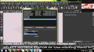 Creating Marking Menu in Maya.