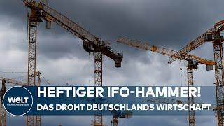 DEUTSCHE WIRTSCHAFT: Ifo-Institut senkt Konjunktur-Prognose für 2023 und 2024 drastisch