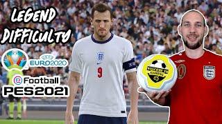 PES 2021 Euro 2020 England Full Playthrough Legend Difficulty