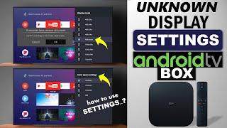 Unknown TV Display Settings | Android TV Box 2021 | Mi Box S | Xiaomi Mi TV Stick | ycbcr