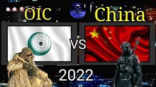 CHINA VS OIC 2022 Military Comparison