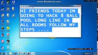 8 BALL POOL HACK ALL ROOMS GUIDE LINES AND ANTI BAN