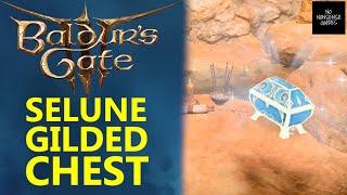 Baldur's Gate 3 Gilded Chest Selune Seal - How to Open Selune Chest in BG3 Owlbear Nest