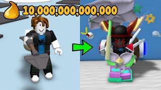Rich Noob Made 10 Trillion Honey! Got Gummy Boots And 50 Bees! - Bee Swarm Simulator Roblox