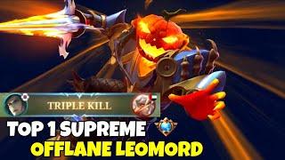 Top 1 Supreme Leomord! Offlane Gameplay - Avory | MLBB