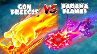 Dyrroth Gon Freecss HxH VS Naraka Flames Collector Skin Comparison