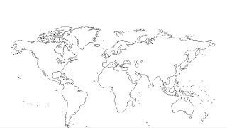How to Draw World Map for Kids How to Draw World Map with Countries Step by Step World Map Drawing