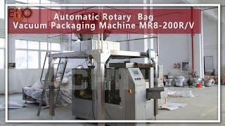 Automatic Rotary  Bag Vacuum Packaging Machine MR8-200R/V | ECHO MACHINERY