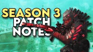 WARZONE SEASON 3 FULL PATCH NOTES! (HUGE SNIPER NERF & XM4 NERF) Update 1.57