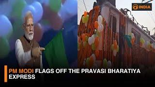 PM Modi flags off the Pravasi Bharatiya Express | DD India