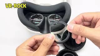 Meta Quest 3 lenses inserts installation instruction - VR Rock